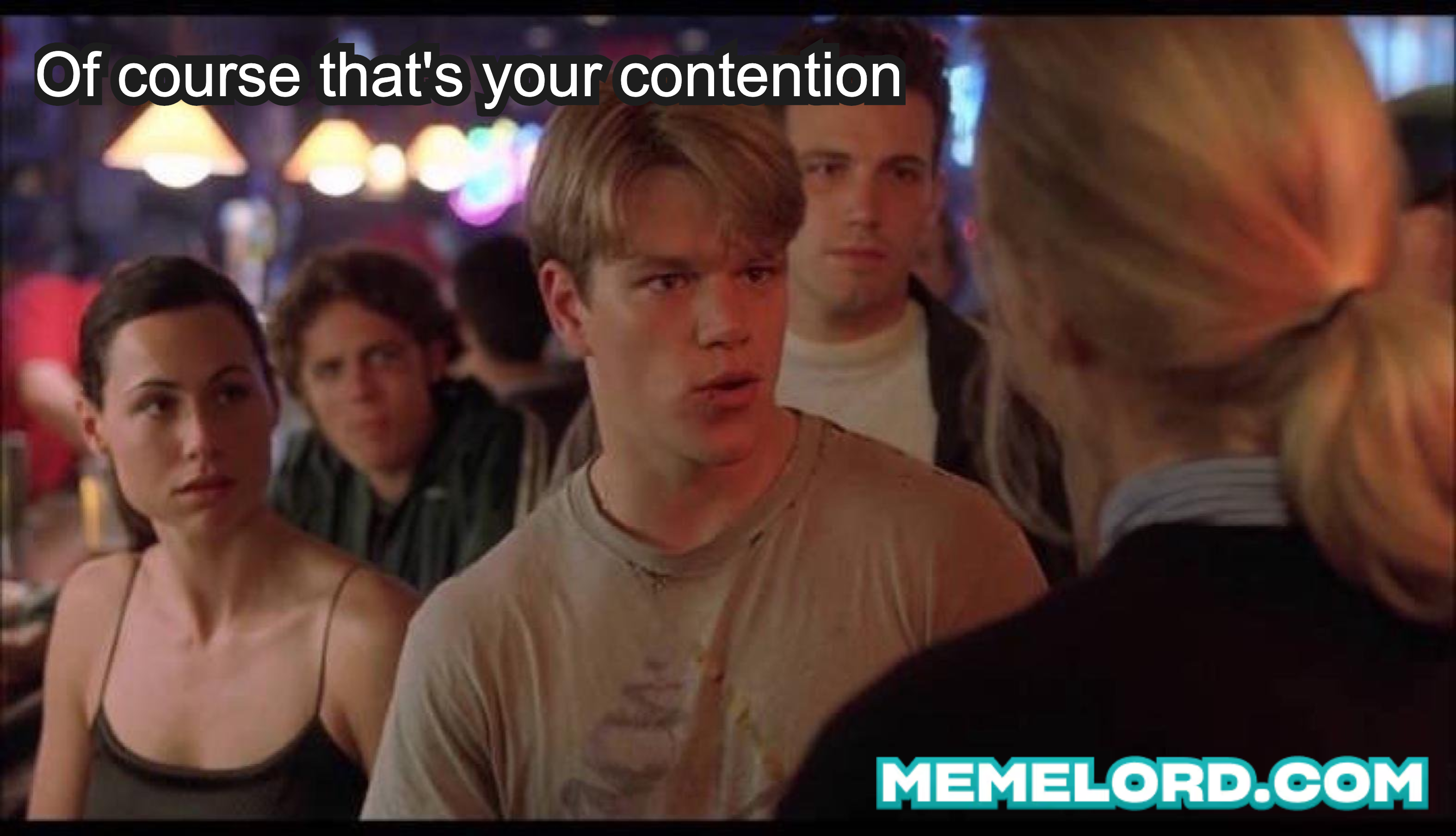 Good Will Hunting Bar Scene Generator